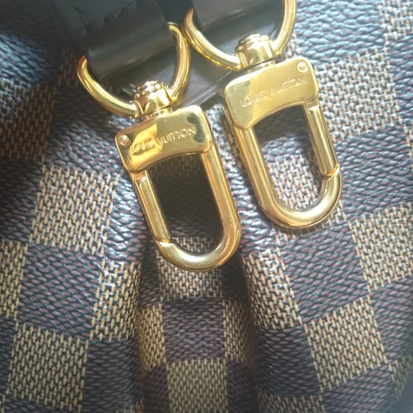 Authentic Louis Vuitton Sienna Damier Ebene MM Crossbody Bag with Strap - Picture 14 of 14